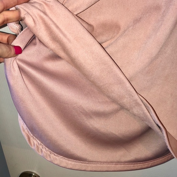 Blush Pink Suede Dress - Picture 2 of 5